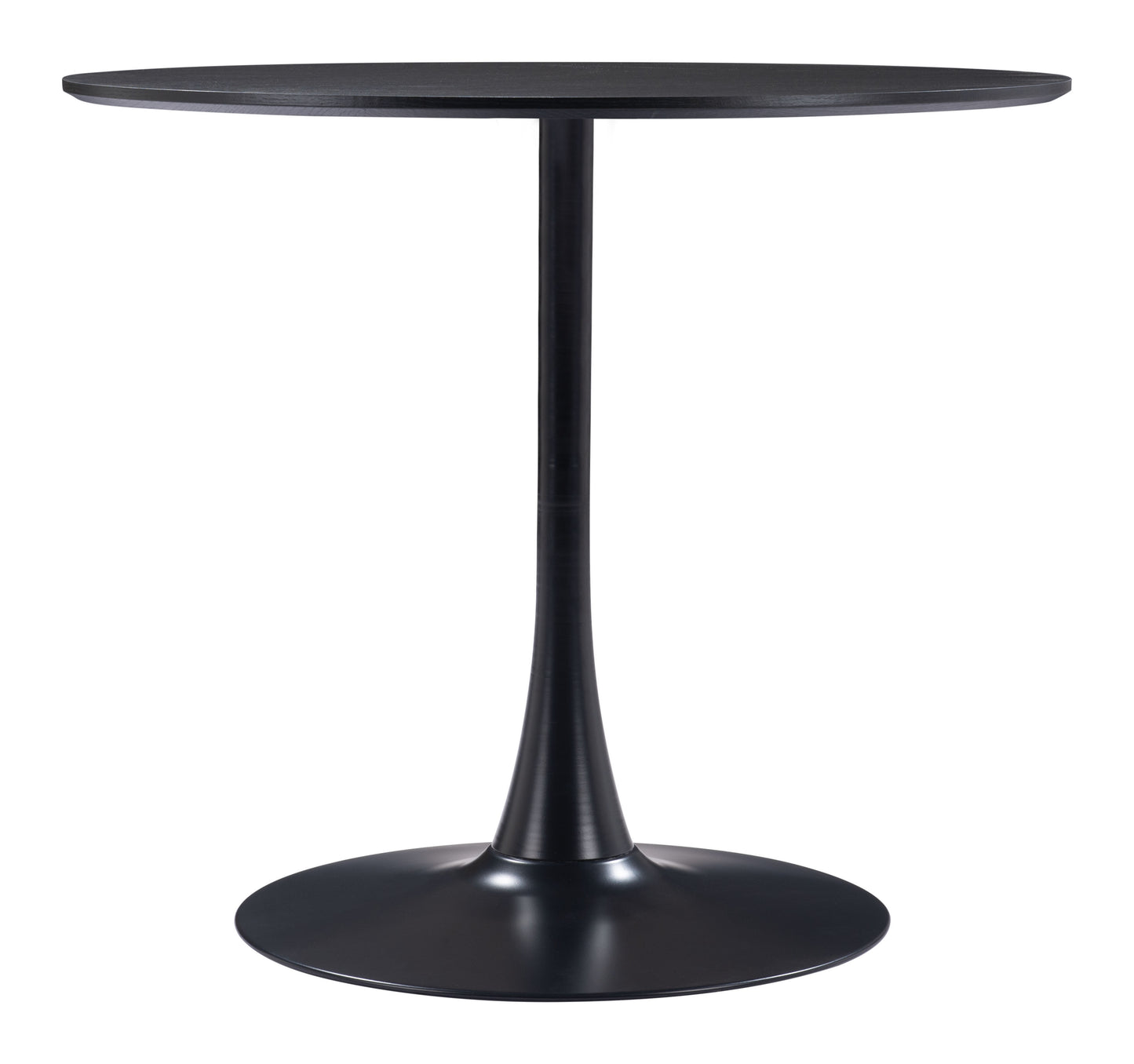 Zuo Modern Kuro Round Meeting Table Black