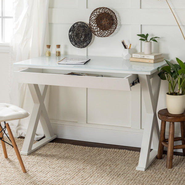 48" Xtra Computer Desk - White